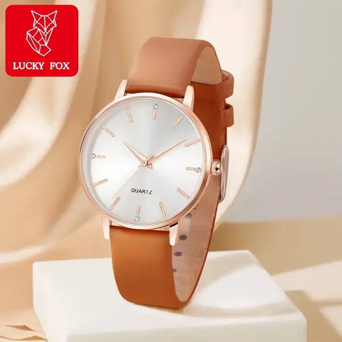 Montres pour femmes bracelet en cuir