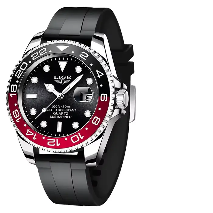 Montre Homme LIGE 2026 – Luxe, Affaires, Quartz, Lumineuse, Calendrier – Cadeau Tendance pour Hommes