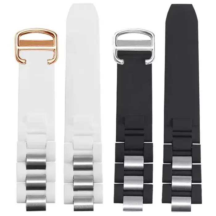Bracelet de montre en acier inoxydable pour hommes et femmes