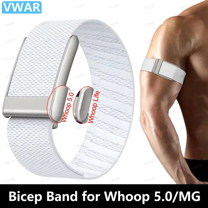 Bracelet de remplacement respirant en nylon pour Whoop 5.0/MG, sangle de bras réglable pour bracelet