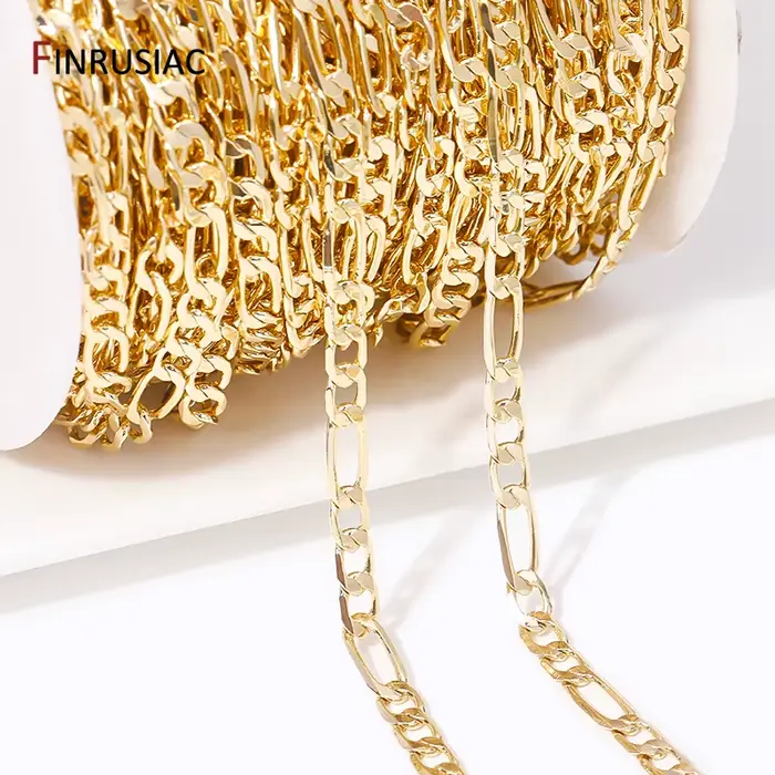 Chaînes plaquées or 14 carats pour bijoux DIY élégants à offrir pour femmes et hommes pour diverses occasions spéciales