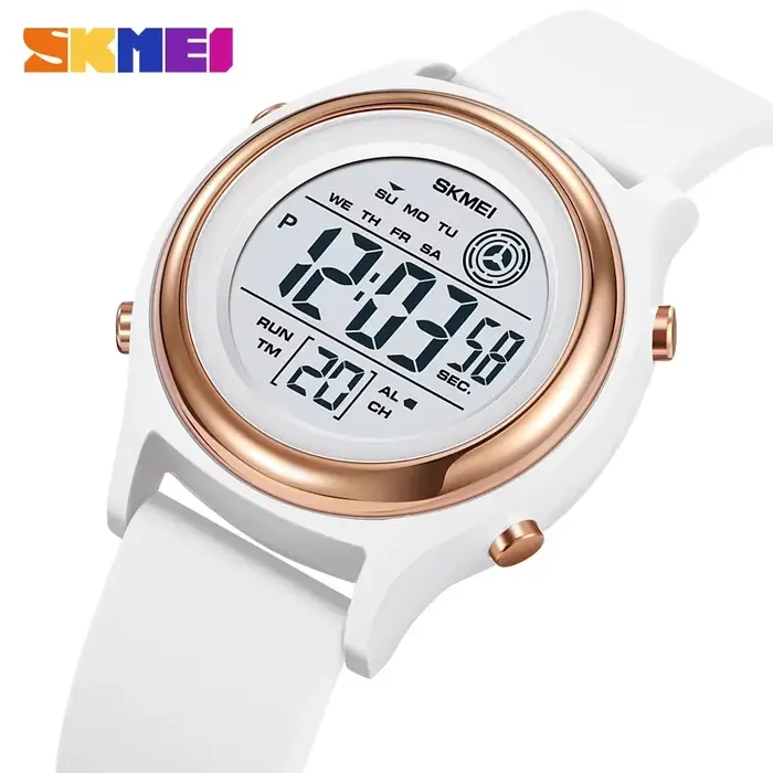 SKMEI luxe étanche antichoc Sport compte à rebours montres femmes montre-bracelet numérique