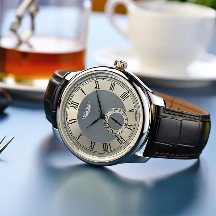 Montre à Quartz pour hommes d'affaires de luxe 2025