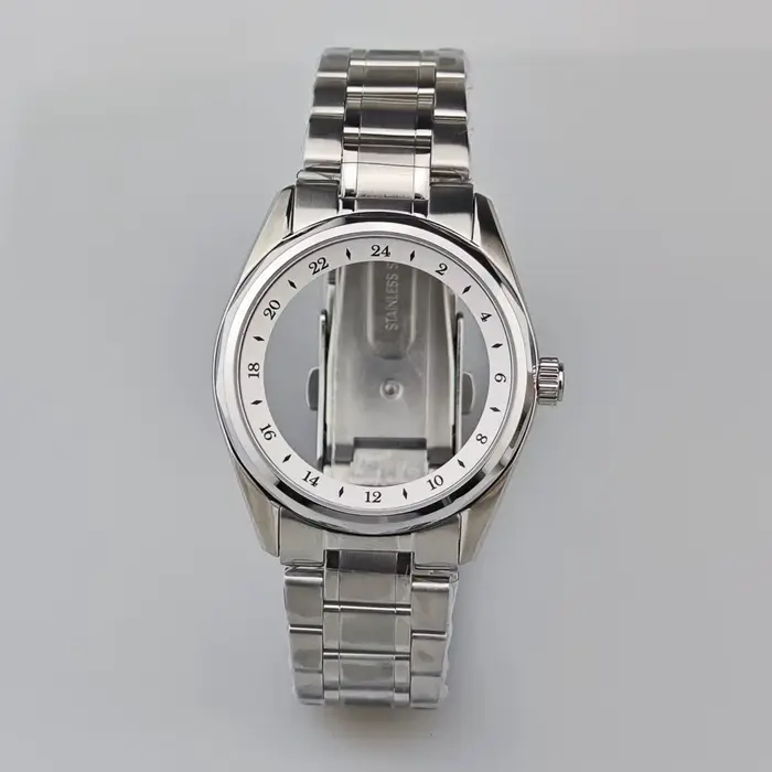 Boîtier de montre arabe 39.5mm, adapté au cadran 28.5mm pour Seiko Grand GMT NH35/36/34/4R, mouvemen