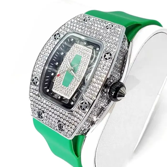 Montre verte pour femmes