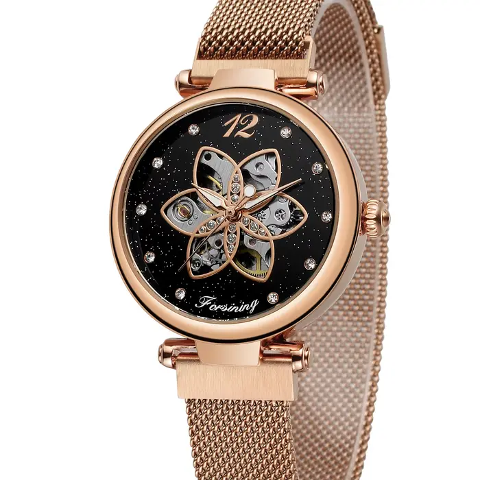 Montre mécanique automatique FORSINING pour femme