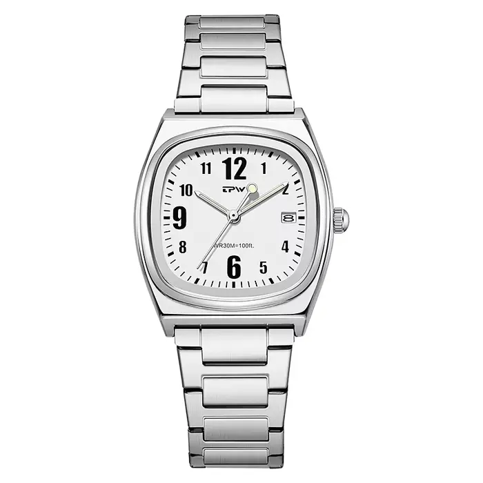 TPW – montre minimaliste pour femmes, grand nombre, facile à lire, lumineuse, dail et aiguilles, boî