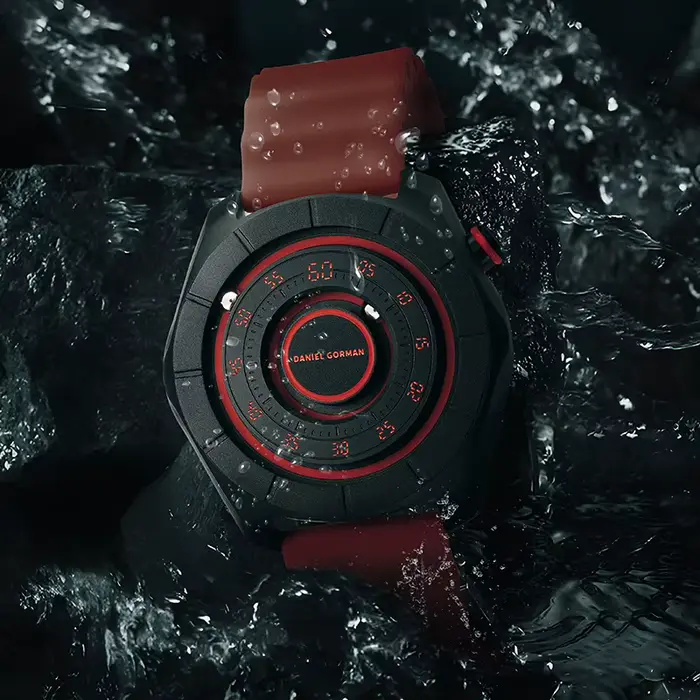 Nouvelle montre Daniel Gorman 2025 pour homme Quartz élégante verre saphir résistante à l'eau occasionnels multicolores