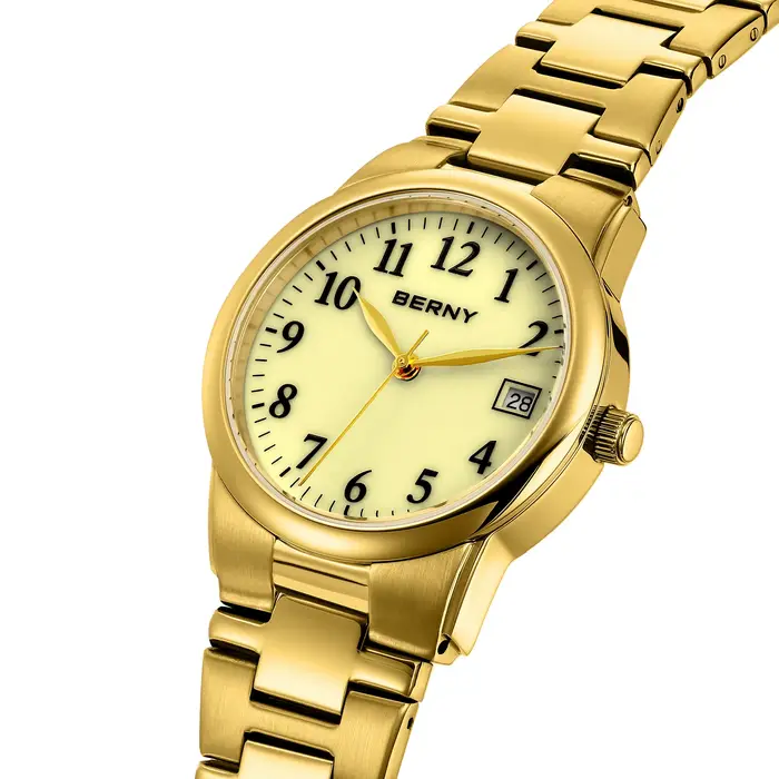 Montres dorées BERNY pour femmes