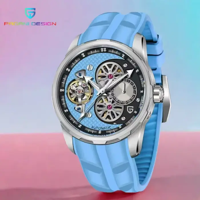 Montre squelette automatique Pagani Design pour homme