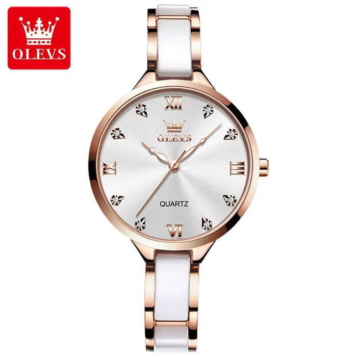 OLEVS 5872 montre de luxe de marque supérieure pour les femmes étanche lumineux Original Quartz dame