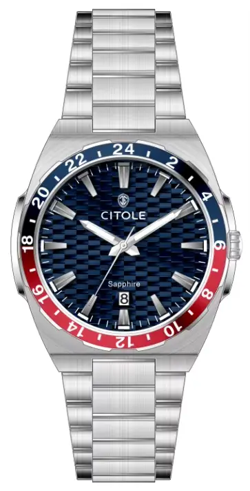 Montre mécanique élégante pour homme, mouvement à quartz Miyota 2115 haut de gamme, cristal saphir d