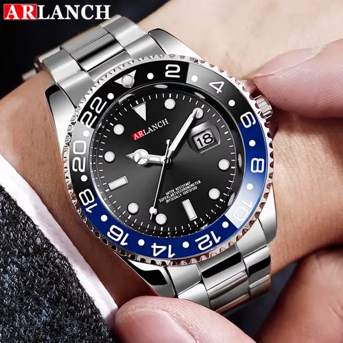 ARLANCH vente chaude hommes Quatrz montre Sport