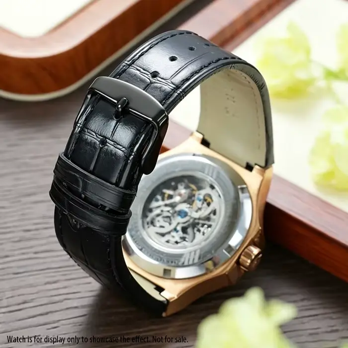 Bracelet de montre en cuir pour hommes et femmes
