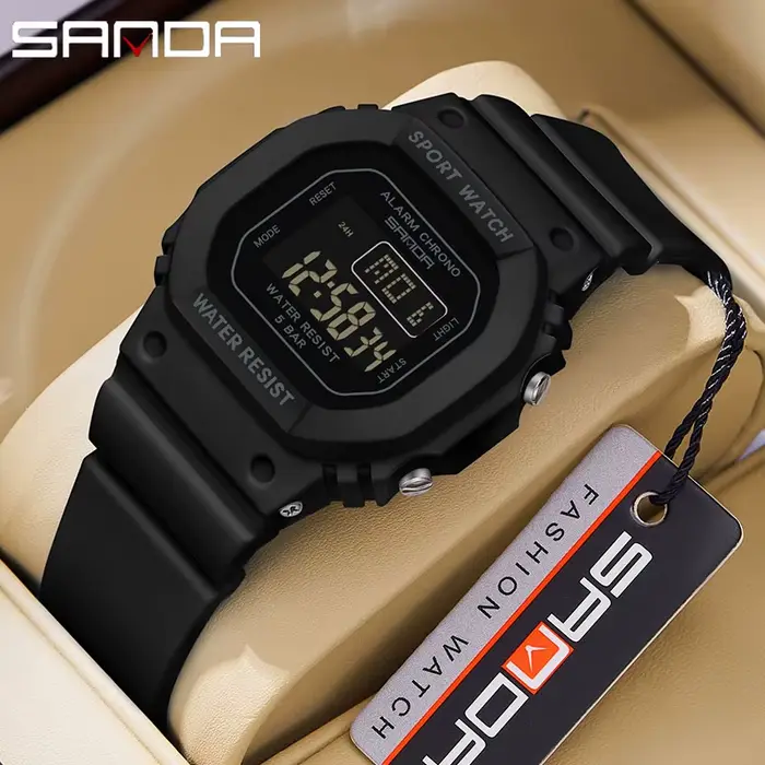 SANDA garçons filles LED montre numérique enfants