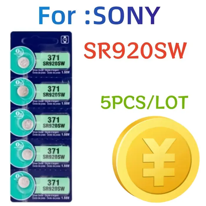 Original pour SONY AG6 371 SR920SW LR920 SR927 171 370 L921 LR69 SR920 piles bouton pour montre jouets pile à distance