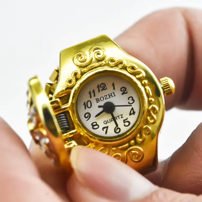 Montre Quartz Alliage Rond Cadran Circulaire Chiffres Arabes Pour Hommes Femmes Occasions Spéciales