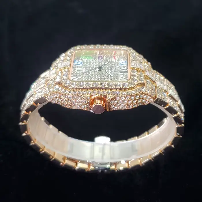Montre de luxe en diamant pour hommes