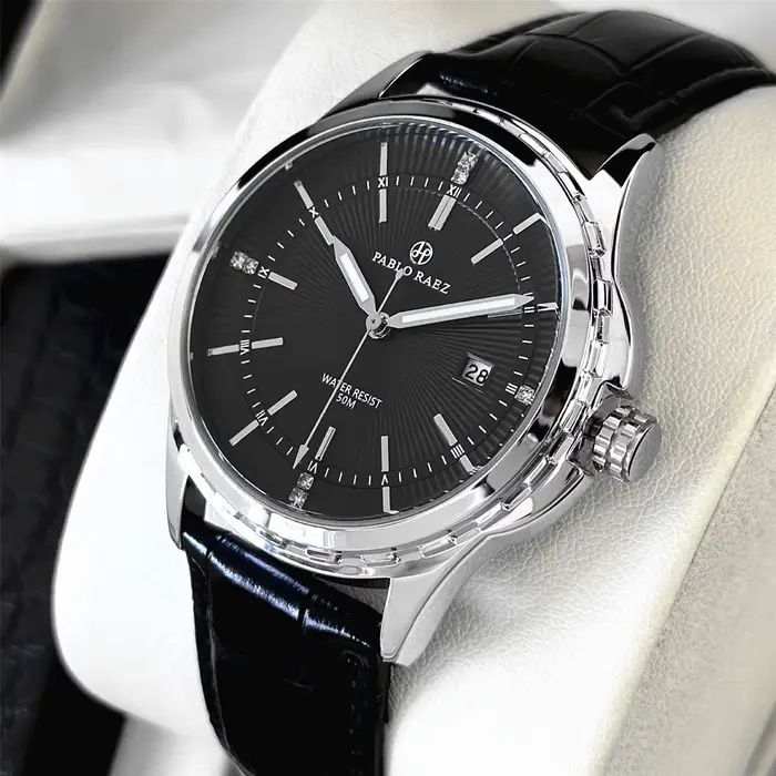 Montre-bracelet décontractée pour homme CQ337 avec mouvement fluide