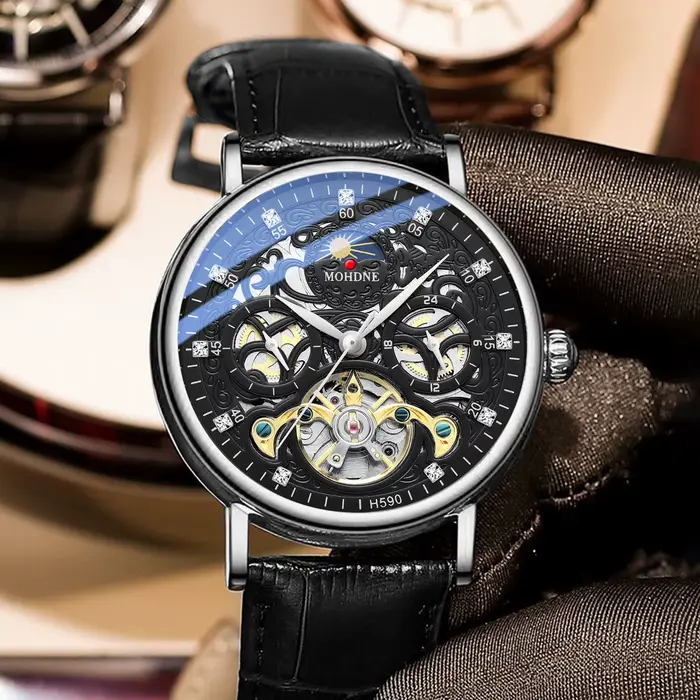 Montres mécaniques de luxe BINBOND pour hommes