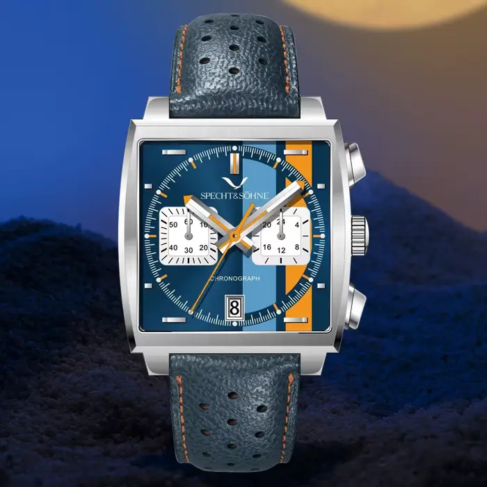 Relojes Hombre Specht & Söhne nouvelles montres chaudes hommes marque de luxe mâle japon VK64 chronographe à la mode Sport bracelet étanche