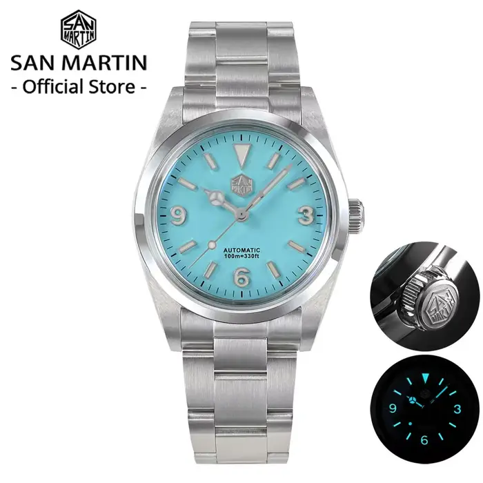 San Martin 36mm hommes montre explorer série mode luxe Couples Sport