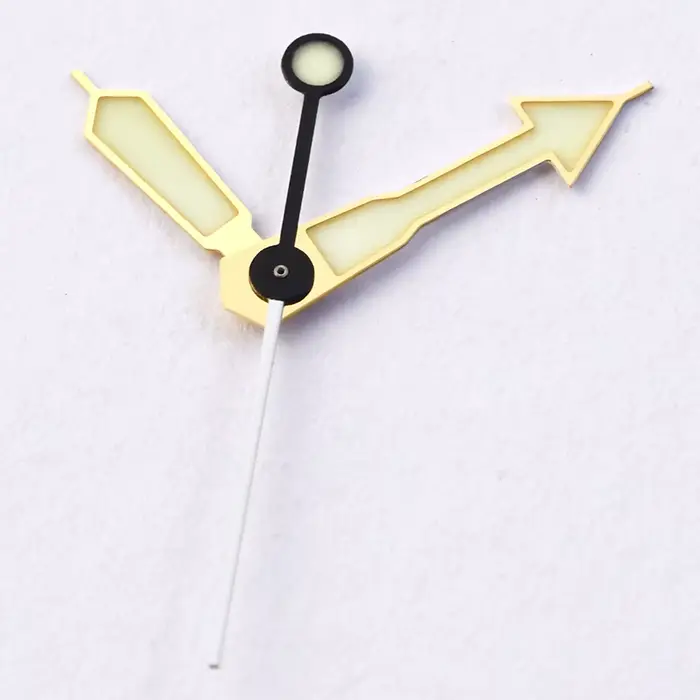 Aiguilles super luminescentes HEIMDALLR pour mouvements NH35A/NH36A montres plongeur ocasions spéciales gris clair navajo blanc jaune fluo
