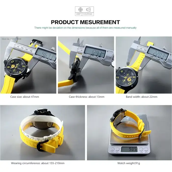 MEGIR grand cadran Sport montre à Quartz pour hommes mode étanche chronographe montre-bracelet avec Date bracelet en Silicone aiguilles lumineuses 8115