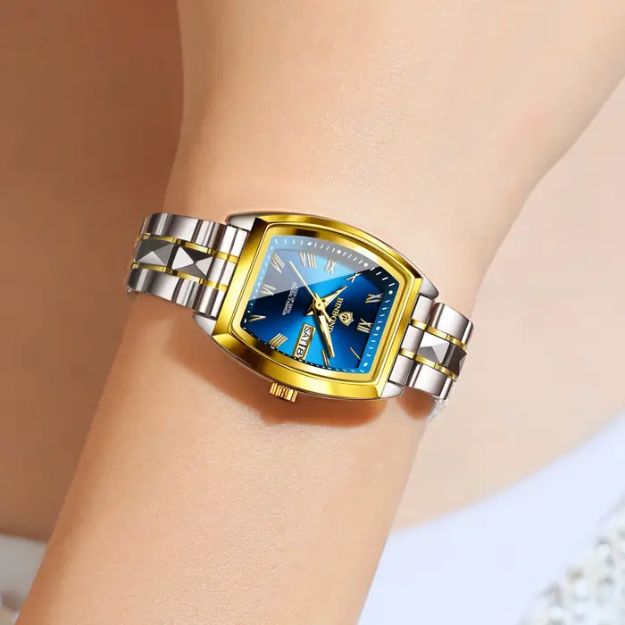Montres-bracelets en quartz de luxe BINBOND pour femmes