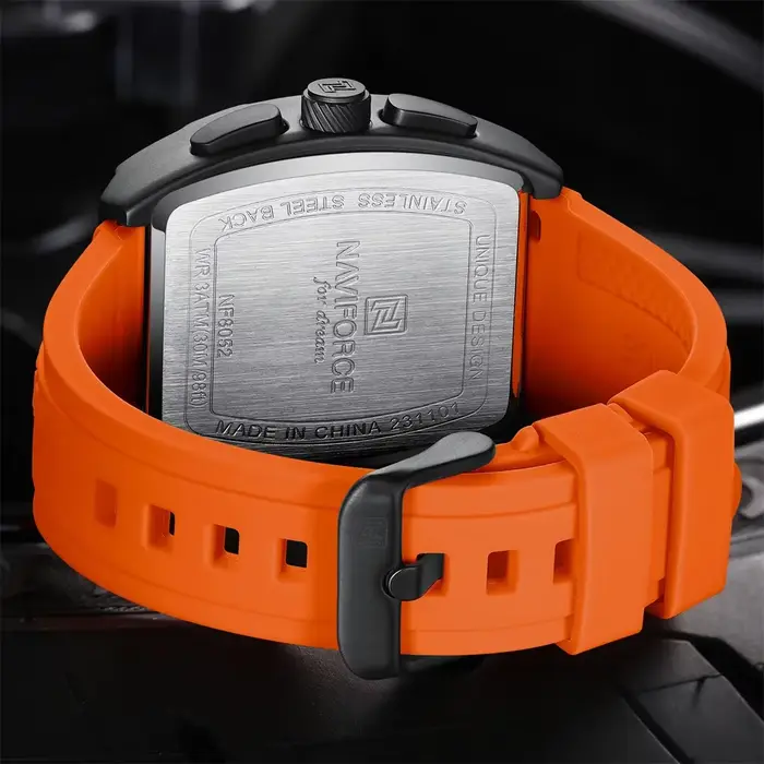 Montre-bracelet militaire chronographe à quartz étanche pour homme