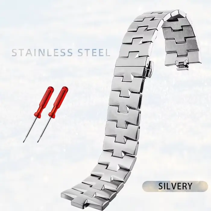 Bracelet de montre en acier inoxydable pour VachAnderConstantin VC, bracelet de montre à bouche conv
