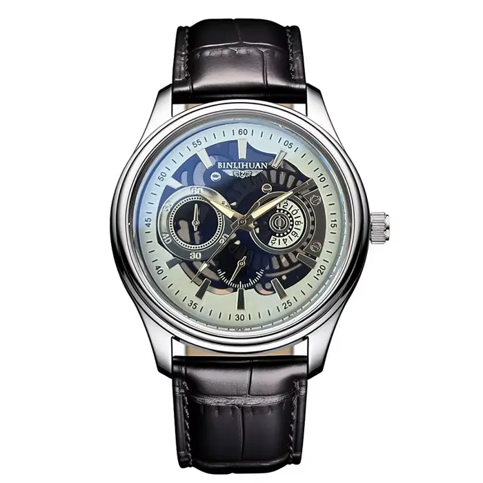 Montre pour homme, montre à quartz simple haut de gamme non mécanique avec bracelet
