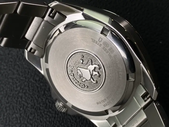 Montre GS Custom GMT, mouvement à quartz suisse Ronda 515H, luminescence verte, couronne à visser, bracelet en acier massif, étanche 100M