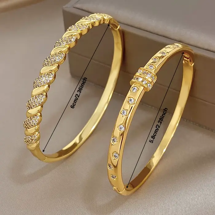 Bracelet en acier inoxydable incrusté de diamants Lifefontier design original pour homme et femme occasions spéciales tracker d'humeur