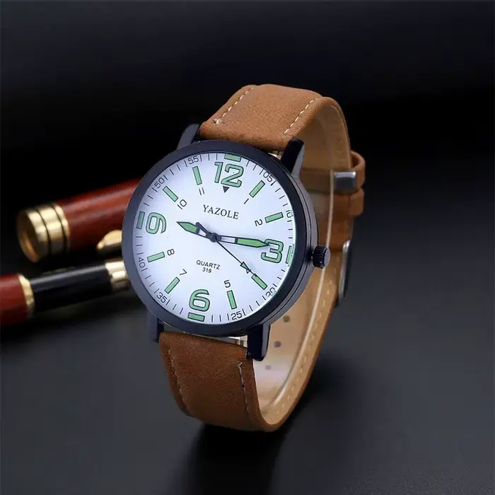 YAZOLE Ceasuri montres hommes montre haut de gamme de luxe hodinky mâle horloge mode hommes lumineux