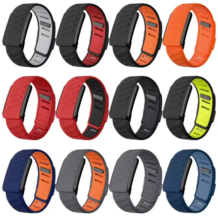Bracelet de montre JSPSTA pour Whoop 5.0, bracelet de sport en silicone, remplacement respirant, accessoire de remplacement pour Whoop 5.0, bracelets de montres pour adultes, occassions sportives et quotidiennes