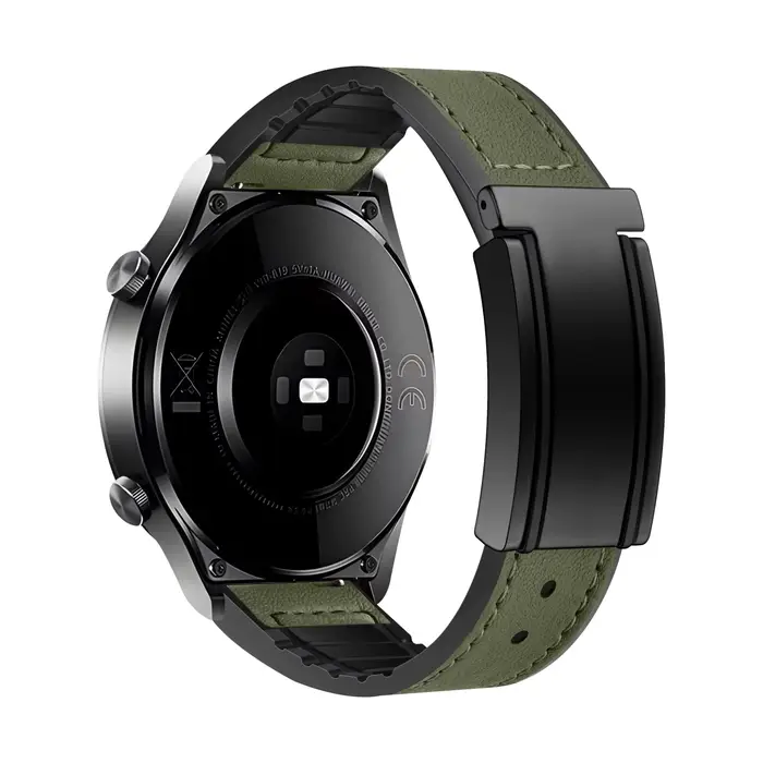 Bracelet magnétique en cuir et silicone pour Xiaomi Watch S3