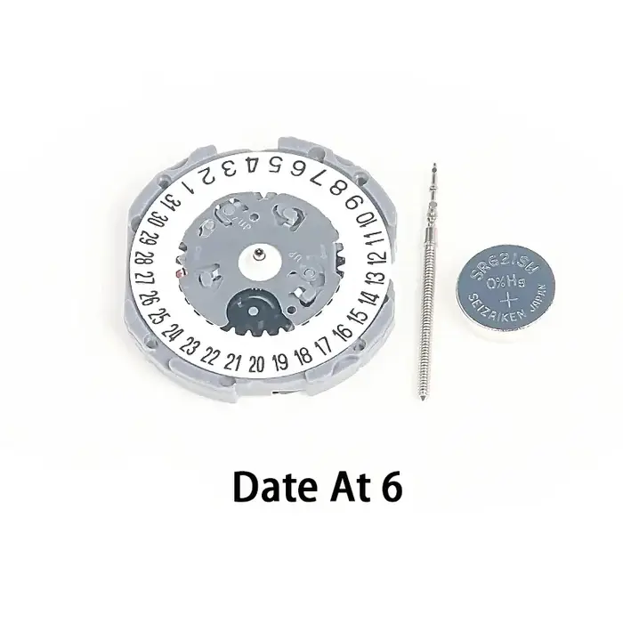 Mouvement ZHIO TMI VJ12 Quartz 3 Aiguilles Date à 3/6 Heures Prêt à L'Emploi Accessoires De Montre Avec Pile Occasions Spéciales