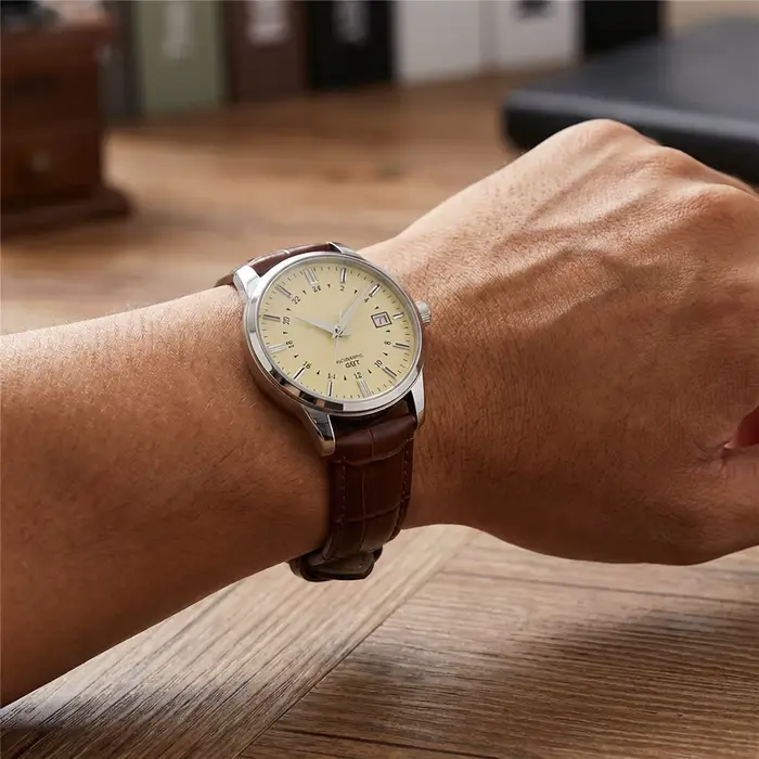 Montre Mécanique FancyWrist Cadran GS Surface Sunburst Acier Inoxydable Occasions Spéciales