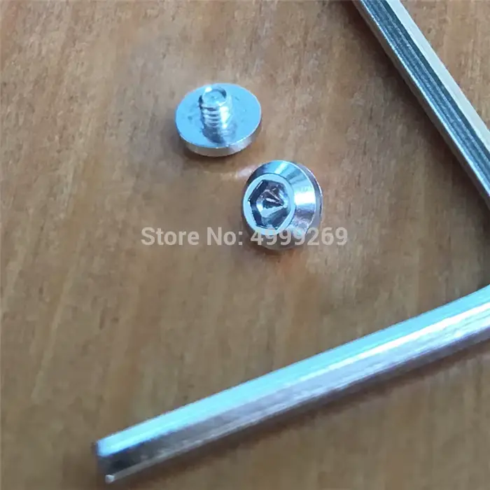 Vis de fixation de verre de montre pour homme