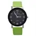 Femmes montre noire offre spéciale bracelet en cuir en acier inoxydable analogique Quartz montre-bra