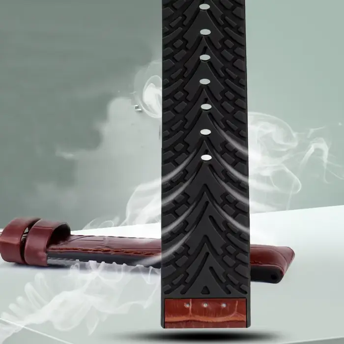 Bracelet de montre en cuir véritable