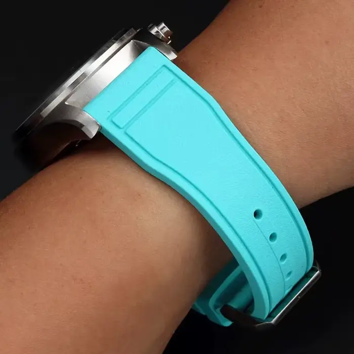 Bracelets de montre à dégagement rapide pour IWC PILOT Portugal PORTOFINO de qualité supérieure en silicone largeur 20mm 21mm 22mm pour femmes et hommes occasions sportives et formelles