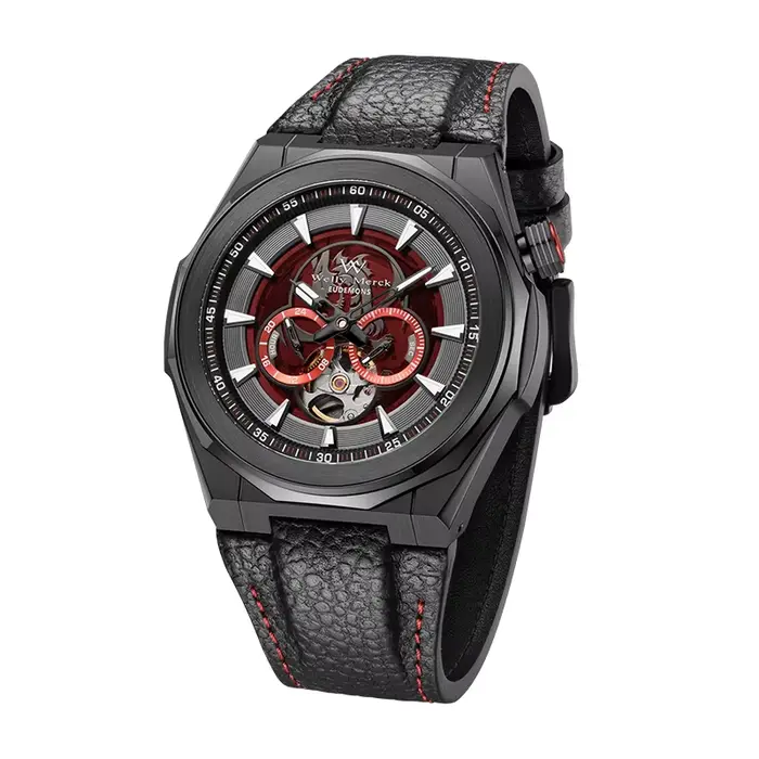 Montre WM Miyota automatique 82S7, montres mécaniques résistantes à l'eau, classique, décontractée,
