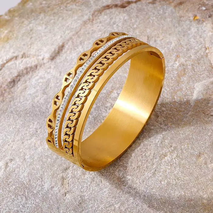 Bracelet en acier inoxydable pour femme