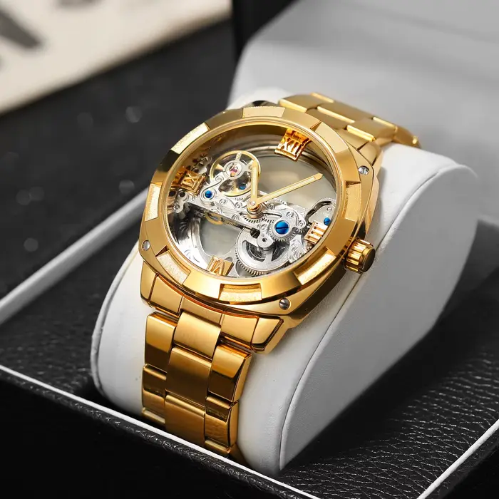 Seton Tourbillon-Montre mécanique étanche pour homme