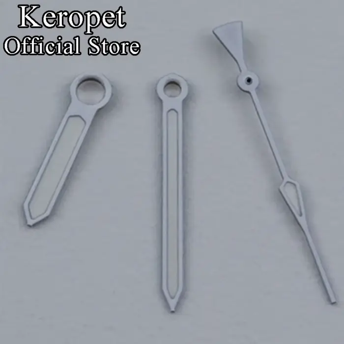 Keropet blanc rouge bleu noir aiguilles de montre lumineuses adaptées NH35 NH36 NH38 NH70 NH72 aigui