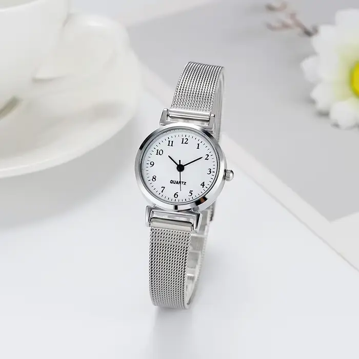 Femmes Bracelet en argent montres petites dames Montre-Bracelet Femme montres mode montres à Quartz 