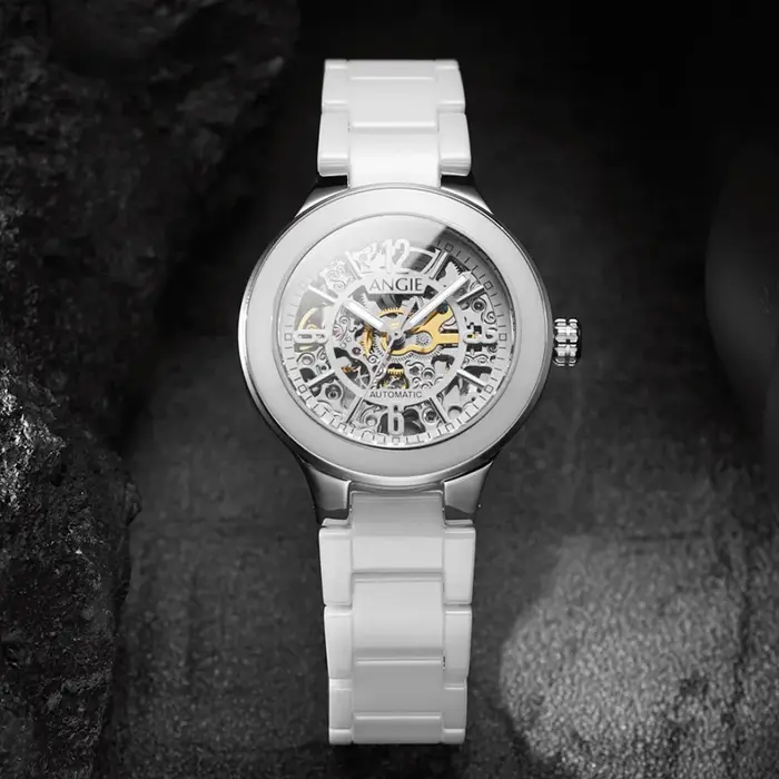 Montre mécanique de luxe pour femmes