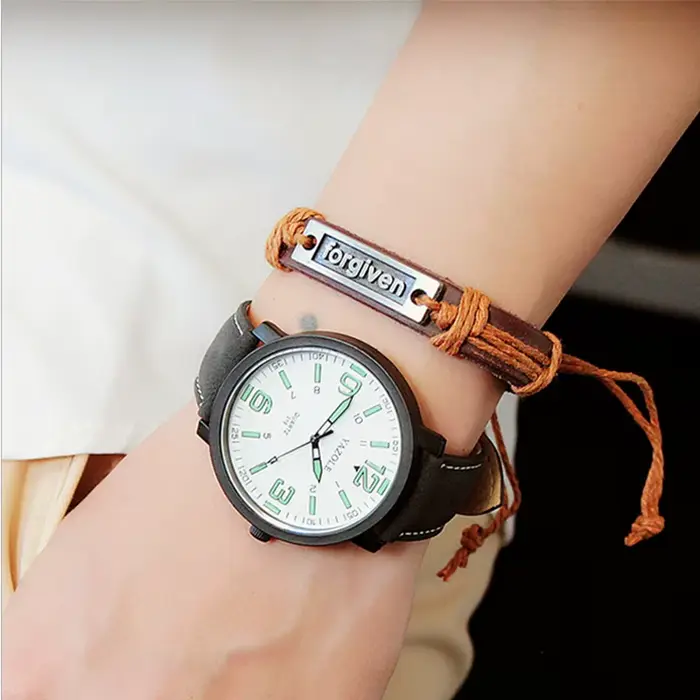 Montres à quartz étanches pour hommes